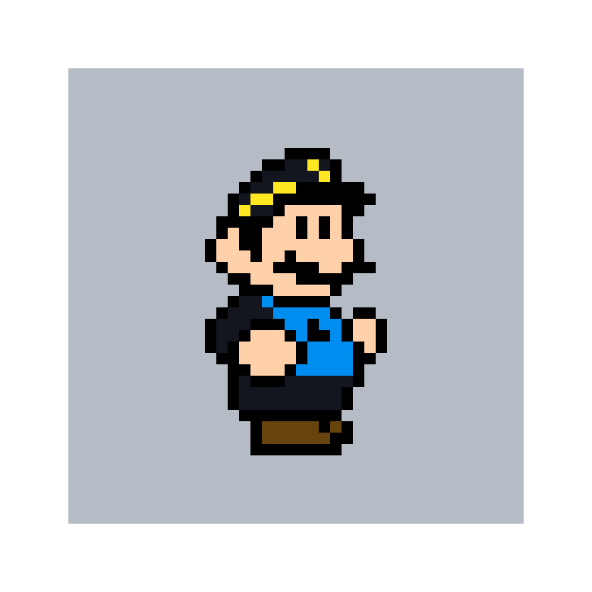 pixelart mario mosaïc streetart tintin captainhaddock
