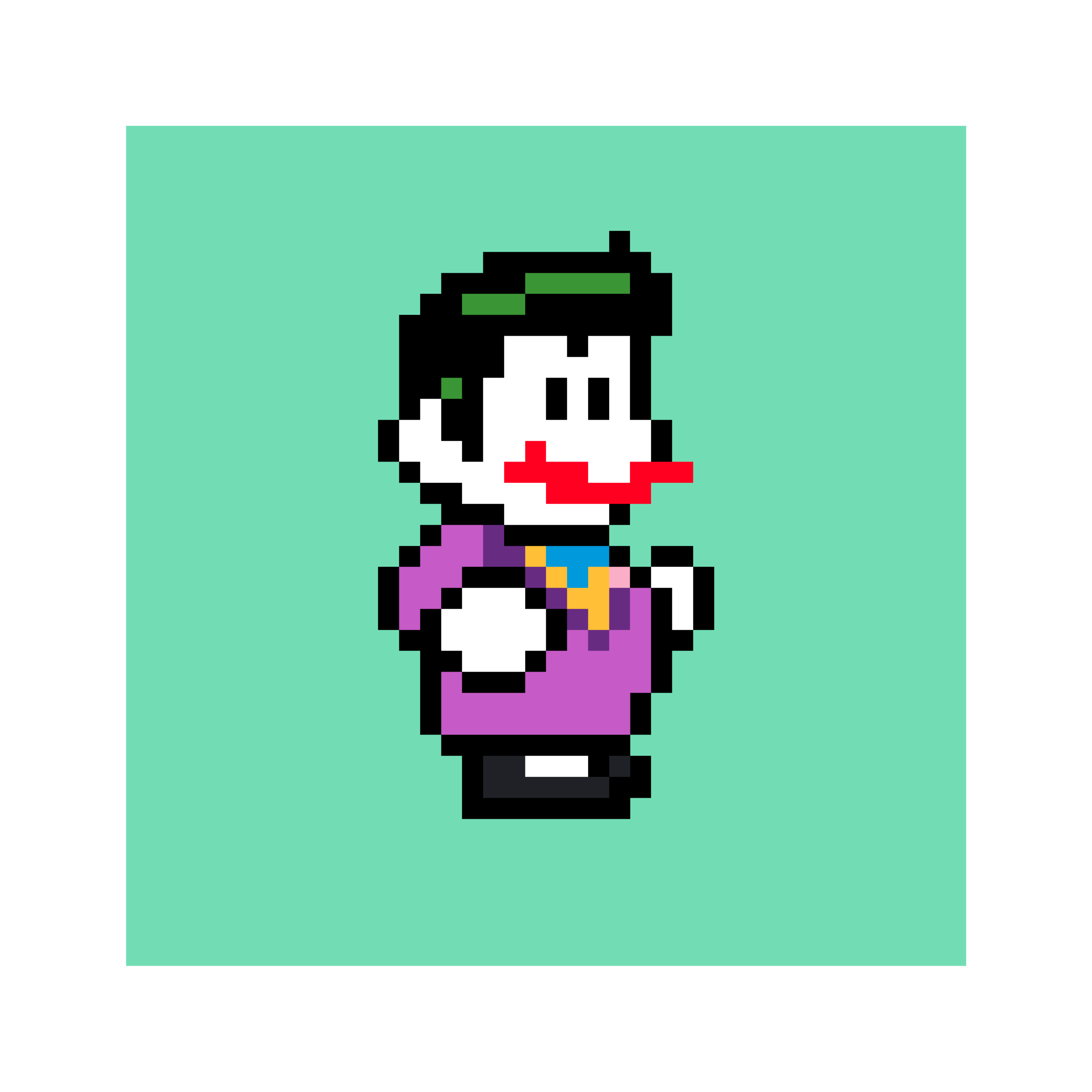 Mario The Joker Batman pixel art